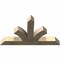Ekena Millwork Richland Rough Sawn Timber Gable Bracket, Douglas Fir, 60"W x 35"H x 6"D x 6"F, 14/12 Pitch GBW060X35X0606RIC00RDF - alternate 2